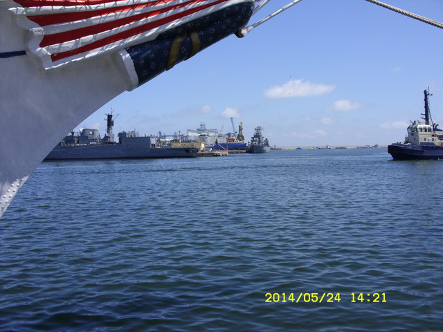 2014 május 24 Kikötői látogatás Konstanca