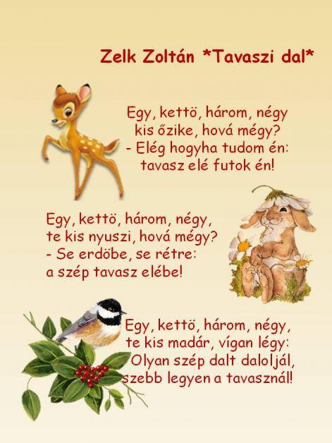 Magyar költészet - Zelk Zoltán: Tavaszi dal