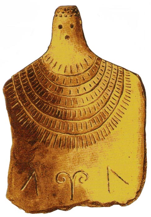 Kővárhosszúfalui-kisfentősi bronzkori kb. 3500 éves lelet. Felirata: S(z)eNTeS