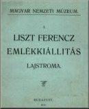 A Liszt Ferenc emlékkiállítás lajstroma