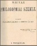 A Magyar Philosophiai Szemle repertóriuma, 1882-1891