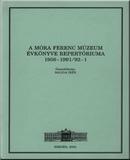 A Móra Ferenc Múzeum Évkönyve repertóriuma, 1956-1991/92-1