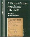 A Történeti Szemle repertóriuma, 1912-1930