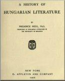 A history of Hungarian literature