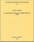 A szeged-alsóvárosi ferences rendház könyvtára, 1846