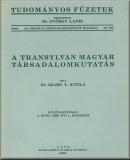 A transylvan magyar társadalomkutatás