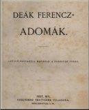 Deák Ferencz-adomák