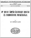Dr. Bitay Árpád életrajzi adatai és tudományos munkássága