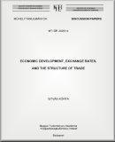 Economic development, exchange rates, and the structure of trade
