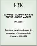 Economic transformation and the revaluation of human capital - Hungary, 1986-1999