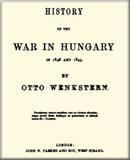 History of the war in Hungary in 1848 and 1849