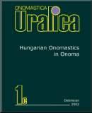 Hungarian onomastics in Onoma