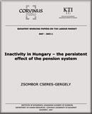 Inactivity in Hungary - the persistent effect of the pension system