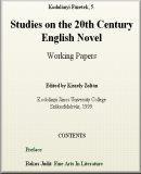 Studies on the 20th century English novel