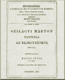 Szilágyi Márton tanítása az eljegyzésről 1690-ben