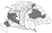A bronzkori Magyarország népsűrűségi térképe
