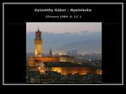 Gyimóthy Gábor – Nyelvlecke Firenze – 1984