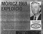 "Móricz 1969" Expedíció, Magyar ifjúság, 1970-es cikkje