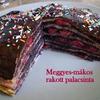 Meggyes-mákos rakott palacsinta