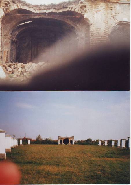 Szenttamási Kálvária - kápolna 1999ben a NATO bombázás ideje alatt