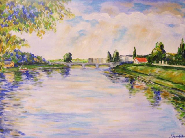 festményeim - A folyónál