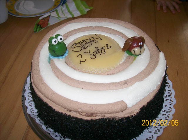 Stefan 2 éves - A torta:)