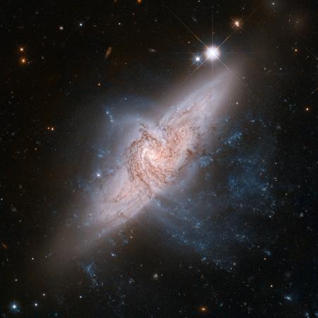 Univerzum -  NGC 3314A és B jelű galaxisok