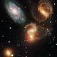 Az öt kölcsönható galaxisból álló Stephan-kvintett 