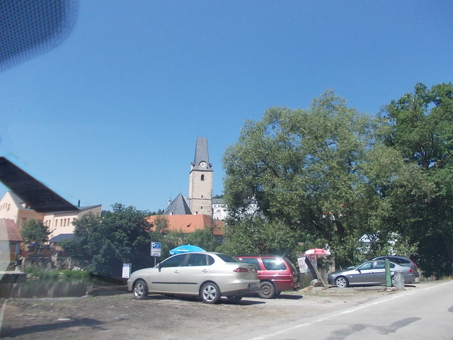 Dél - Csehország  Krumlov  vára - Az  első  város  a  határ  után