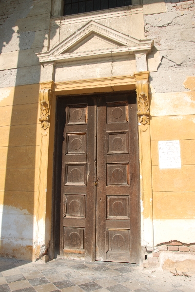 A templom bejárata