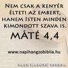 01.22 A lélek tápláléka
